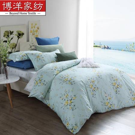 韓式田園風(fēng)享受 博洋家紡圣菲莊園全棉印花四件套體驗